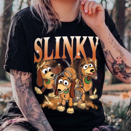 Slinky Dog Retro  T-Shirt, Valentine Gift, Trending Unisex Tee, Disneyland Vacation Trip Gift 2025