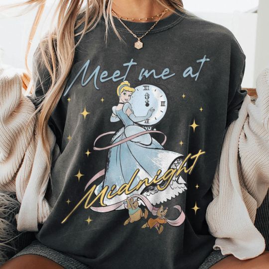 Cinde Meet Me At Midnight 75th Anniversary T-Shirt, Trending Unisex Tee, Disneyland Vacation Trip Gift 2025