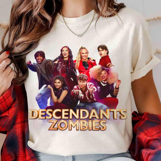 Descendants Zombies Shirt, Descendants Zombies Worlds Collide Tour Oufit, Trending Tee, Disneyland Vacation Trip Gift 2025