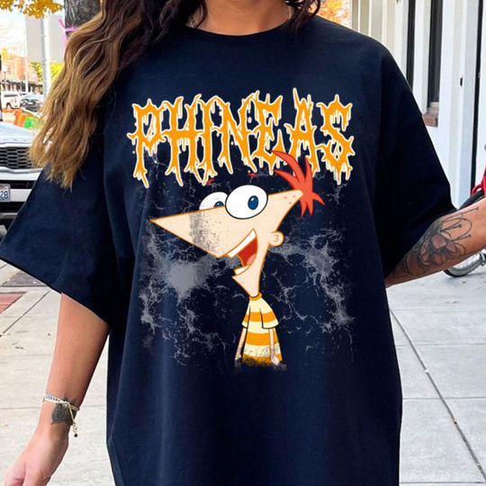 Phineas and Ferb Metal Comfort Color T-Shirt, Trending Unisex Tee, Disneyland Vacation Trip Gift 2025
