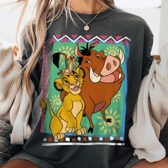 Hakuna Matata Team Simba Timon Pumbaa T-Shirt, Valentine Gift, Trending Unisex Tee, Disneyland Vacation Trip Gift 2025