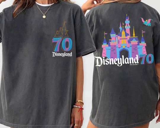 Disneyland 70th Anniversary T-Shirt, Happiest Place on Earth Shirt, Disneyland Matching Vacation Trip Gift 2025