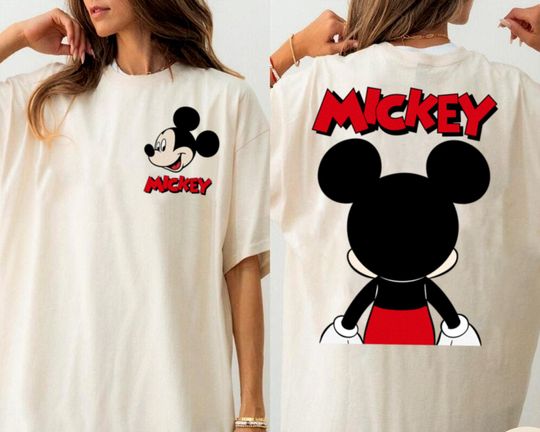 Mickey Mouse Big Face T-Shirt, Piston Cup Disney Trending Unisex Tee, Disneyland Matching Vacation Trip Gift 2025