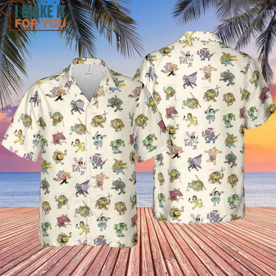 Teenage Mutant Ninja Turtles Hawaiian Shirt for Adults