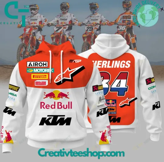 Ktm Factory Ra*cing Fim Mxgp 2025 Special 3D Hoodie