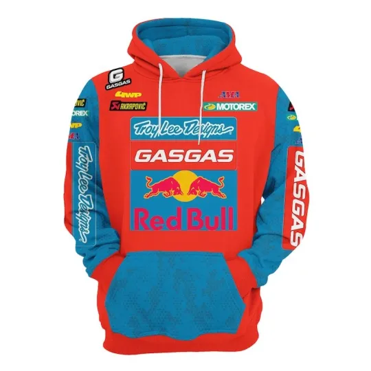 Men'S Gas Gas Motorcycle All Over Printed 3D Hoodie