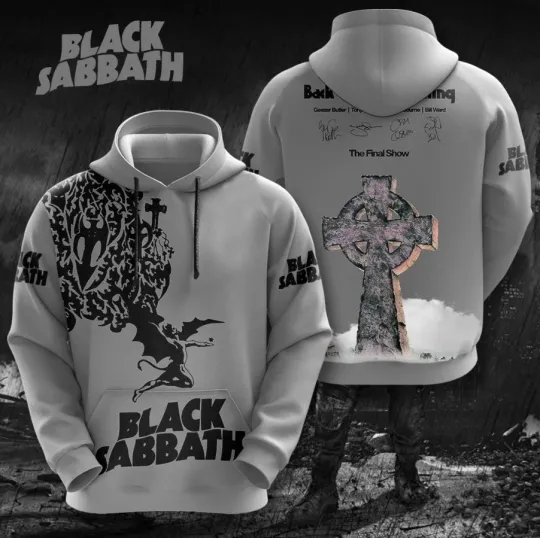 Black Sabbath 3D Hoodie Tour 2025