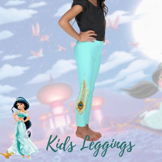 Disney Jasmine Yoga Leggings for Kids