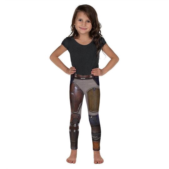 Mandalorian Kids Yoga Leggings - Star Wars Activewear Outfit