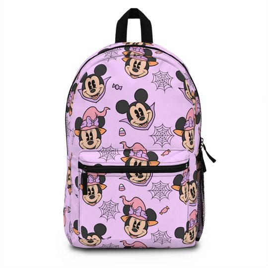Halloween Minnie Backpack, Disney Backpack, Back to School Book Bag, Disney Bag, Kids Backpack, Travel Bag, Disney Trip Accessories