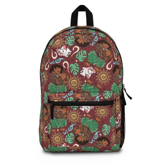 Maui Backpack, Moana Disney Backpack, Back to School Book Bag, Disney Bag, Kids Backpack, Travel Bag, Disney Bound, Disney Trip Accessories