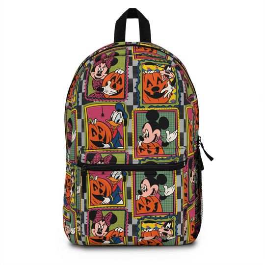 Mickey Halloween Backpack, Disney Backpack, Back to School Book Bag, Disney Bag, Kids Backpack, Travel Bag, Disney Trip Accessories