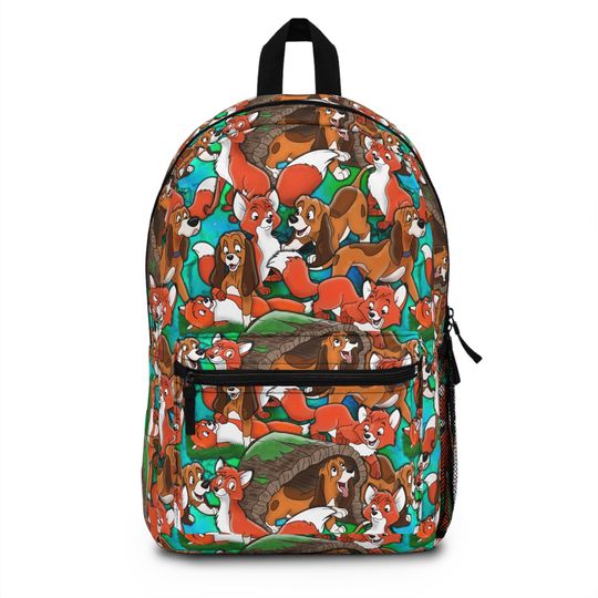 Fox and the Hound, Disney Backpack, Back to School Book Bag, Disney Bag, Kids Backpack, Travel Bag, Disney Bound, Disney Trip Accessories