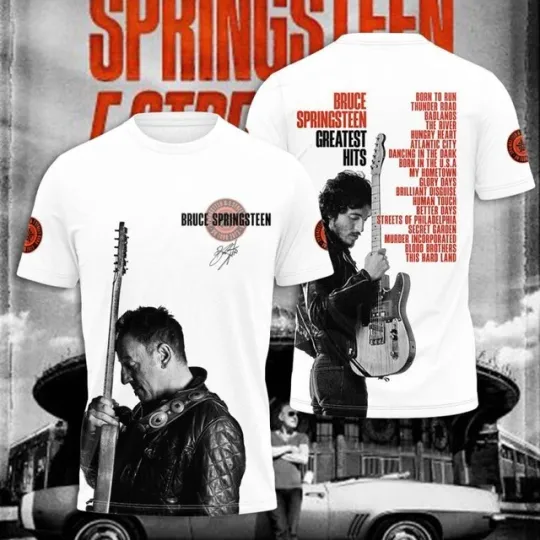 Bruce Springsteen 3D Tour 2025 The Last Show Tour 2025 T-Shirt
