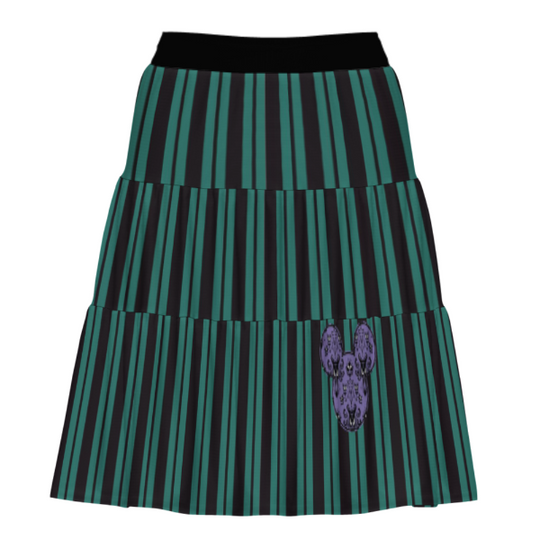 Haunted Mansion Hostess Inspired Skirt for Gals, all sizes, plus size