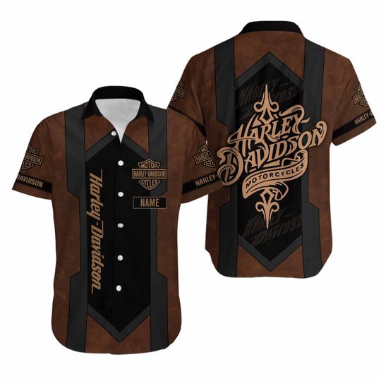 Discover Personalized Harley Racing Casual Davidson Shirt, Harley Button Down Davidson