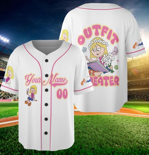 Personalized Lizzie Mcguire Outfit Repeater Baseball Jersey, Custom Disney Lizzie McGuire Jersey, Disney Lover Gift