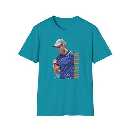 Jannik Sinner Unisex Softstyle T-Shirt, Tennis Fan Tee, Athlete Graphic Top