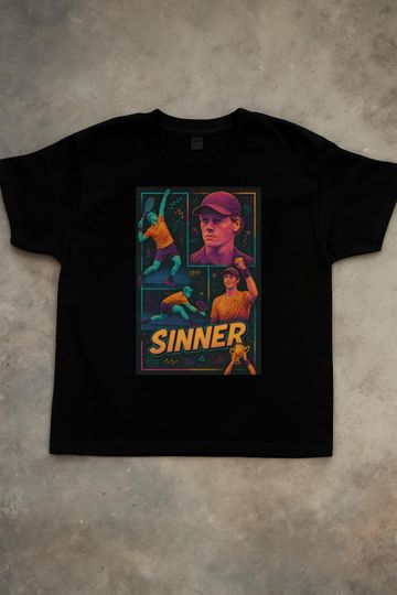 Jannik Sinner T-Shirt -  Classic Fit for Casual Wear