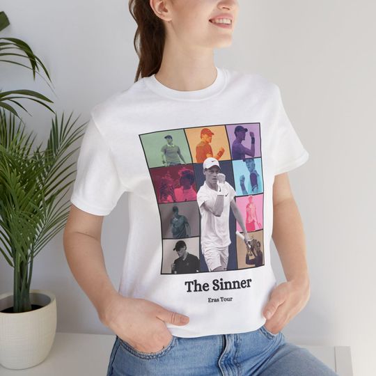 Jannik Sinner Unisex Tennis Tee, Sports Fan Shirt, Athlete Apparel