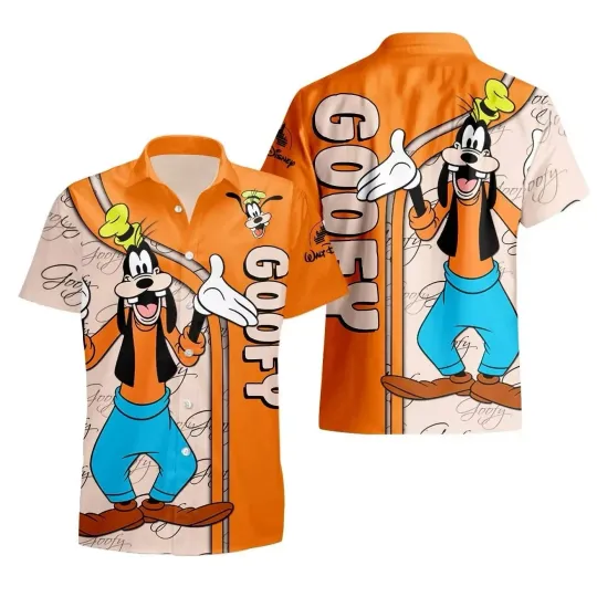 Goofy Cartoon Hawaiian Shirt