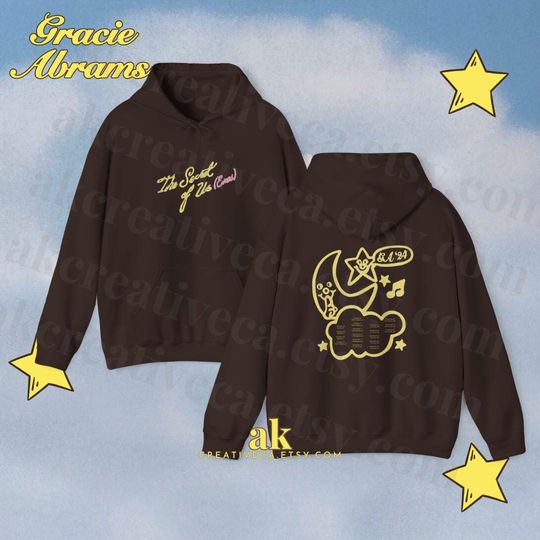 Gracie Abrams The Secret of Us Double Sided Hoodie Eras Tour