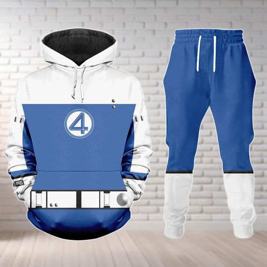 The Fantastic Four First Steps Hoodie Joggers, Avengers Superhero Studio Shirt, The Fantastic Four Cosplay Costume, Disneyland Group