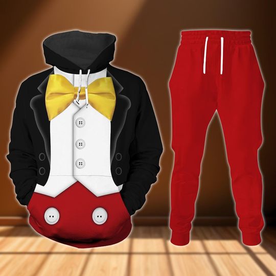 Mickey Mouse Cosplay Hoodie, Jogger, Disney Character Costume Shirt, Mickey Lovers Shirt, Magic Kingdom Merch, Disney Halloween Gift