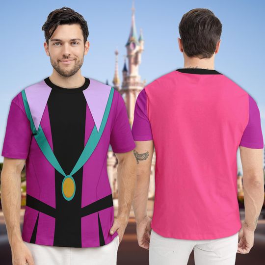 Governor Ratcliffe Costume T-Shirt, John Ratcliffe Cosplay Costume Shirt, Pocahontas Villain Cosplay Tee, Halloween All Over Print Tee