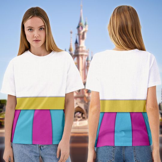 Mrs. Potts Costume, Beauty And The Beast 3D Shirt, Halloween Costume For Family Group T shirt, Beauty Girl Party, Mrs. Potts Cosplay