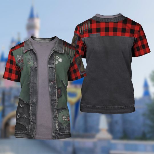 Disney Zed Necrodopolis 3D Hoodie T-Shirt, Zombies 4 Sweatshirt, Disney Zombies Costume T-Shirt, Zombies Zed Cosplay Costume Tee