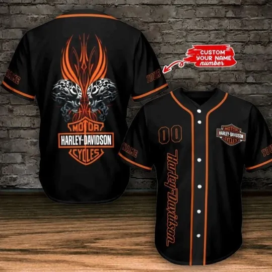 Harley Racing Davidson 3D Jersey