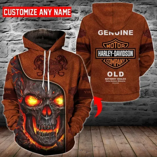 Harley Racing Davidson 3D Hoodie