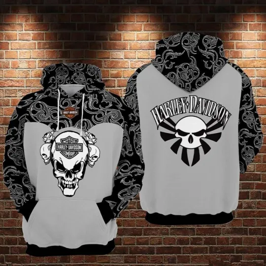Harley Racing Davidson 3D Hoodie