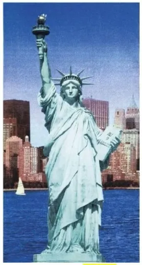 30"x60" Statue of Liberty  100% Cotton Beach Towel Made in Brazil