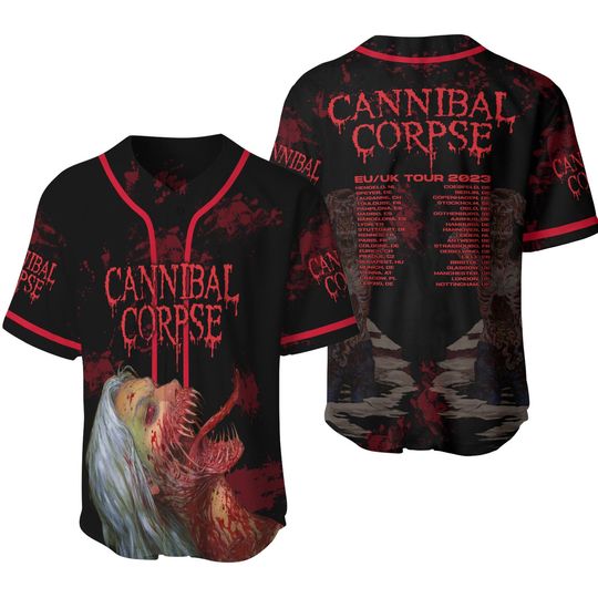 Cannibal Corpse Trendding For Fans Baseball Jersey Shirt, For Gift Fans Jersey