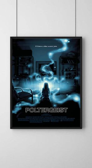 Poltergeist Movie Poster, Aesthetic Poster, Gift For Mother's Day Father's Day