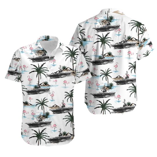 US Navy USS Oriskany CVCVA 34 Hawaiian Shirt