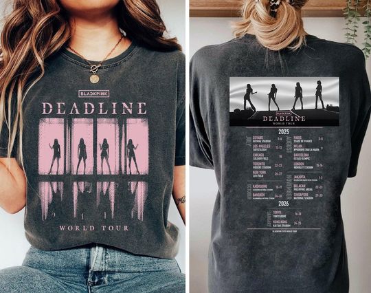 2025 Blackpink World Tour T-Shirt, Blackpink Concert 2025 Tee, Kpop Blackpink Merch