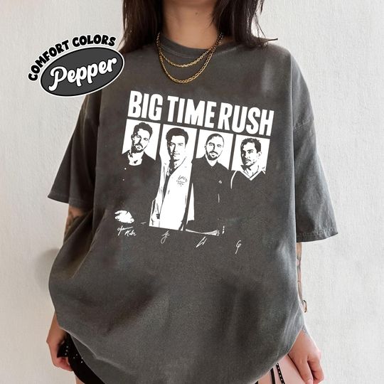 Big Time Rush Tour 2025 Shirt, Big time rush shirt, country music tour 2025 shirt, Big Time Rush band Pop Music Fan shirt, Unisex T-Shirt