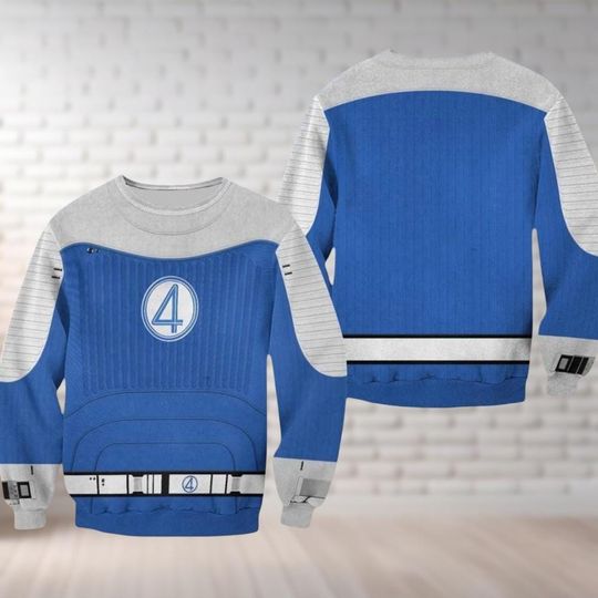 Halloween Fantastic Four Halloween Costume Shirt, Marvel Fantastic Four First Steps Sweatshirt, Superhero, Fantastic Four Cosplay