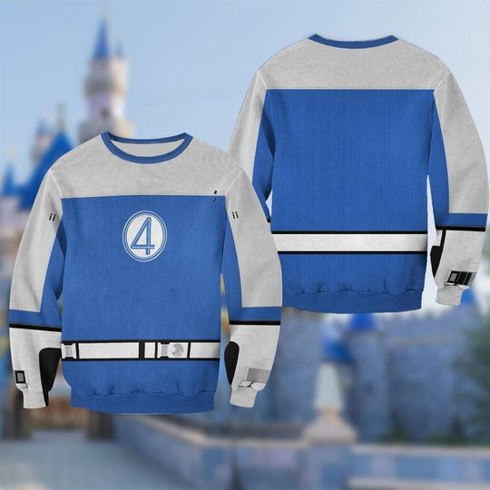 The Fantastic Four First Steps 3D Full Over Print, Fantastic Four Halloween Costume Shirt, Superhero All Over Print, Avengers Costume