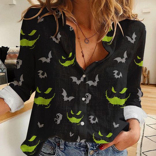 oogie Man  Women's Casual Shirt, Disney Women Shirt, Magic Kingdom Shirt, Disney Halloween Vintage Shirt