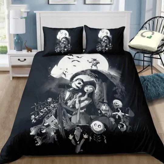 Nightmare Before Christmas Bedding Duvet Cover Set