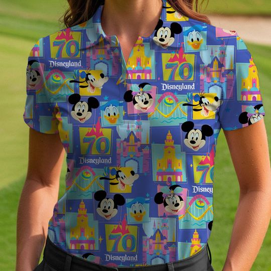 Disneyland 70th Anniversary Polo Shirt, Disneyland Trip Family Matching Outfit, Disney Polo Shirt, Disneyland Trip 2025