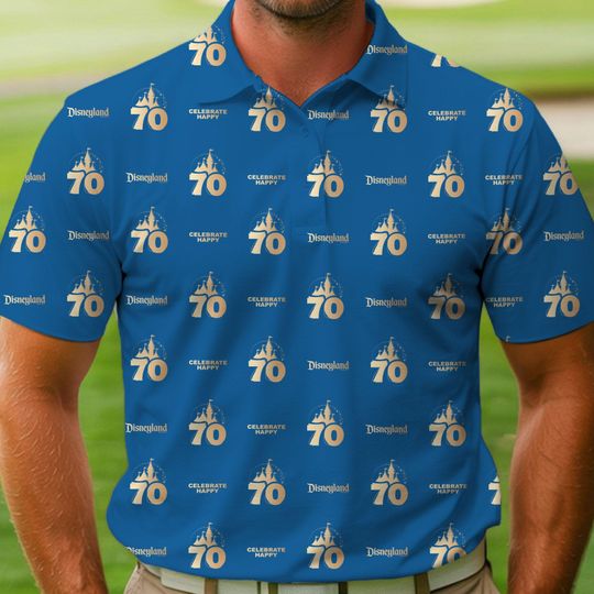 Disneyland 70th Anniversary Polo Shirt, Disneyland Trip Family Matching Outfit, Disney Polo Shirt, Disneyland Trip 2025