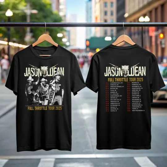 Jason Aldean Full Throttle Tour 2025 Shirt, Country Music Concert Tee, Fans Gift