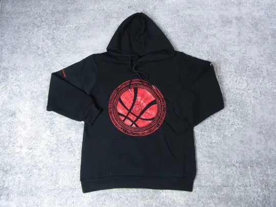 Marvel Sweater Mens Small Hoodie Doctor Strange Black Long Sleeve Superhero
