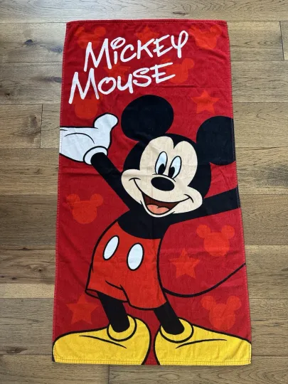 Disney Authentic Mickey Mouse Beach Towel