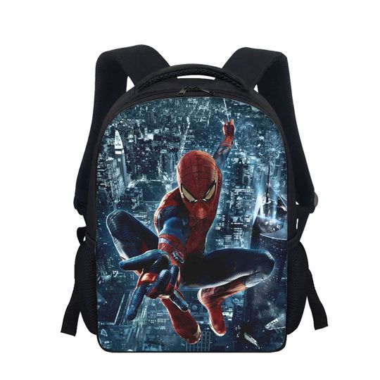 Amazing Spider-Man In The City At Night Superhero Fans School Backpack